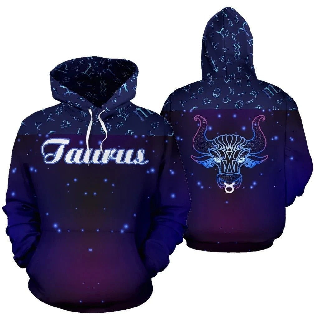 Awesome hoodie 3D ALL Print Taurus Zodiac -Men and Women Hoodies- ND098