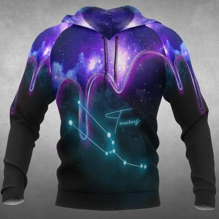 Awesome hoodie 3D ALL Print Taurus Galaxy -Men and Women Hoodies- ND099