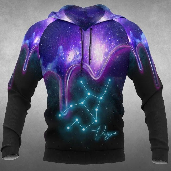 Awesome hoodie 3D ALL Print Virgo Galaxy-Men and Women Hoodies- ND113