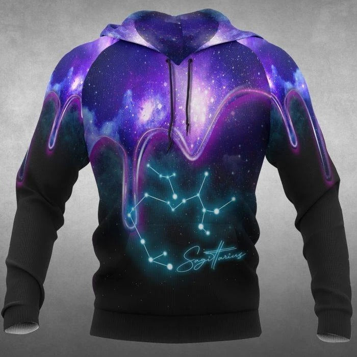 Awesome hoodie 3D ALL Print Sagittarius Galaxy-Men and Women Hoodies- ND115