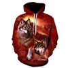Awesome hoodie 3D ALL Print 2020 New Fashion Wolf -Men and Women Hoodies- ND118