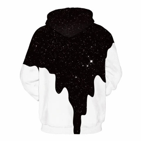 Awesome hoodie 3D ALL Print Spilling Paint In Space -Men and Women Hoodies- ND147