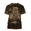 Awesome Hoodie 3D All Over Print Viking Huginn Tattoos -Men and Women Hoodie, T-Shirt, Zip Hoodies ND167