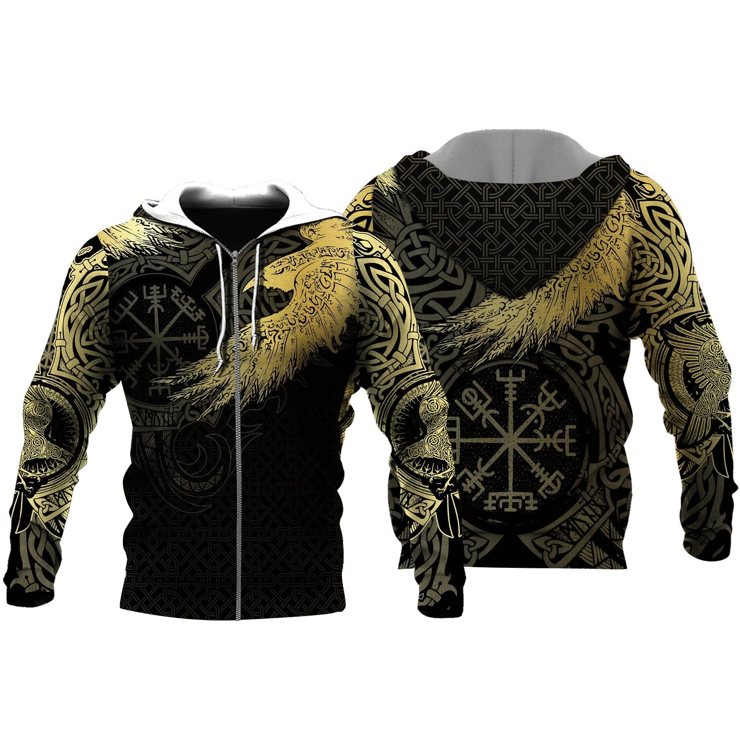 Awesome Hoodie 3D All Over Print Viking Tattoo BY for Men and Women Hoodie, T-Shirt, Zip Hoodies, Sweatshirt ND168