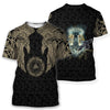 Awesome Hoodie 3D All Over Print Viking Munin Tattoo Style -Men and Women Hoodie, T-Shirt, Zip Hoodies ND170