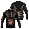 Awesome Hoodie 3D All Over Print Valknut Futhark Ravens Tattoo -Men and Women Hoodie &amp; Zip Hoodies ND181