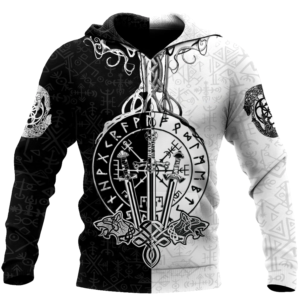 Awesome Hoodie 3D All Over Print Viking Warriors tattoos for Men and Women Hoodie, T-Shirt, Zip Hoodies, Sweatshirt ND189