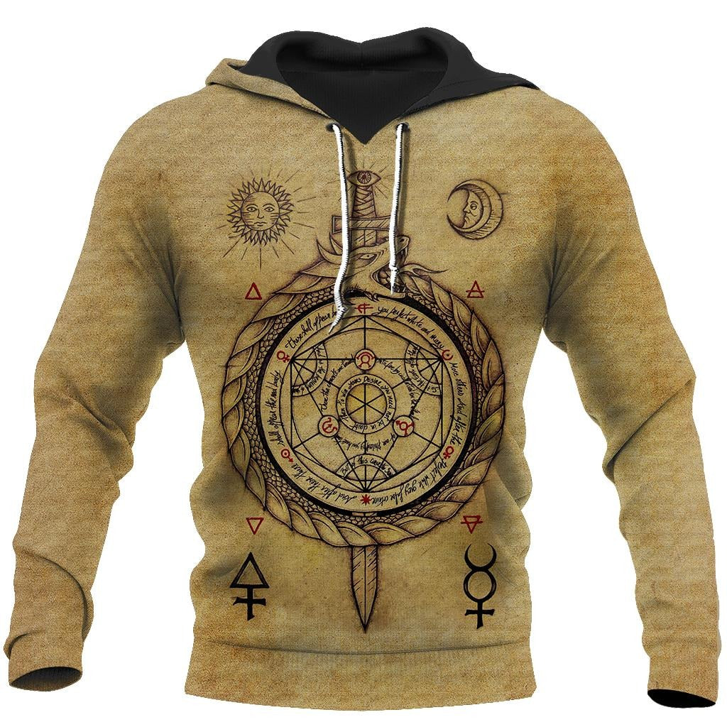 Awesome Hoodie 3D All Over Print Alchemy Gold for Men and Women Hoodie, T-Shirt, Zip Hoodies, Sweatshirt ND204