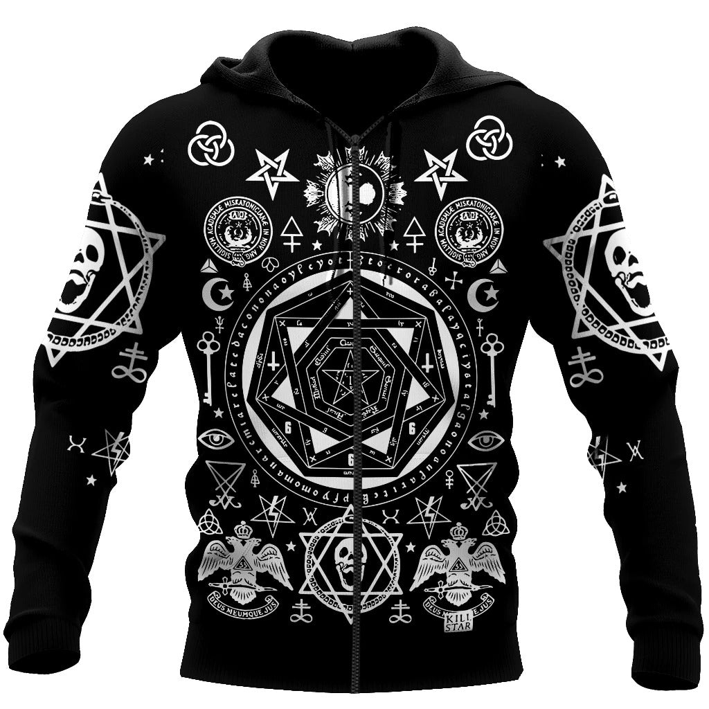 Awesome Hoodie 3D All Over Print Occult Witchcraft Alchemy for Men and Women Hoodie, T-Shirt, Zip Hoodies, Sweatshirt ND209