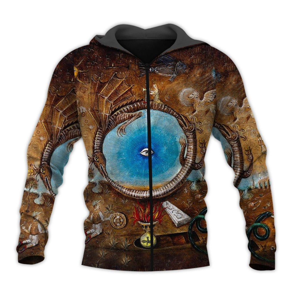 Awesome Hoodie 3D All Over Print Alchemy Sun and Moon v2 for Men and Women Hoodie, T-Shirt, Zip Hoodies, Sweatshirt ND213