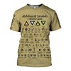 Awesome Hoodie 3D All Over Print Alchemical Symbols v2 for Men and Women Hoodie, T-Shirt, Zip Hoodies, Sweatshirt ND215