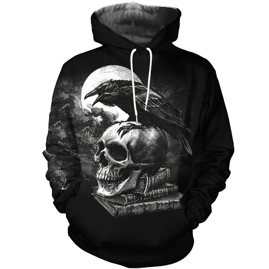 Awesome Hoodie 3D All Over Print Alchemy Poe’s Raven for Men and Women Hoodie, T-Shirt, Zip Hoodies, Sweatshirt ND217