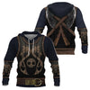 Awesome Hoodie 3D All Over Print Viking Armor in Norse for Men and Women Hoodie, T-Shirt, Zip Hoodies, Sweatshirt ND235