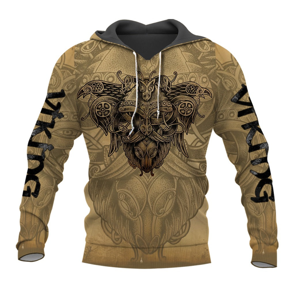 Awesome Hoodie 3D All Over Print Viking Odin for Men and Women Hoodie, T-Shirt, Zip Hoodies, Sweatshirt ND240