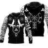Awesome Hoodie 3D All Over Print Viking Tattoos for Men and Women T-Shirt, Zip Hoodies ND242