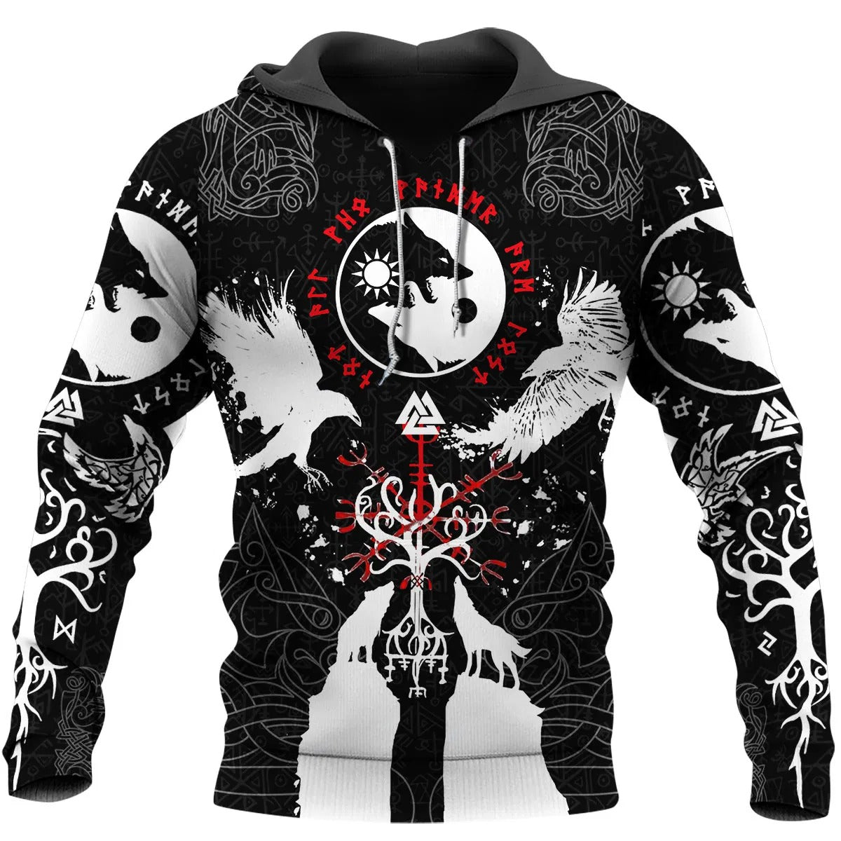 Awesome Hoodie 3D All Over Print Viking Tattoo BV2 for Men and Women Hoodie, T-Shirt, Zip Hoodies, Sweatshirt ND246