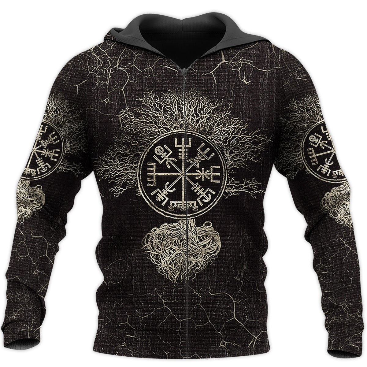 Awesome Hoodie 3D All Over Print Love Viking Tree for Men and Women Hoodie, T-Shirt, Zip Hoodies, Sweatshirt ND249