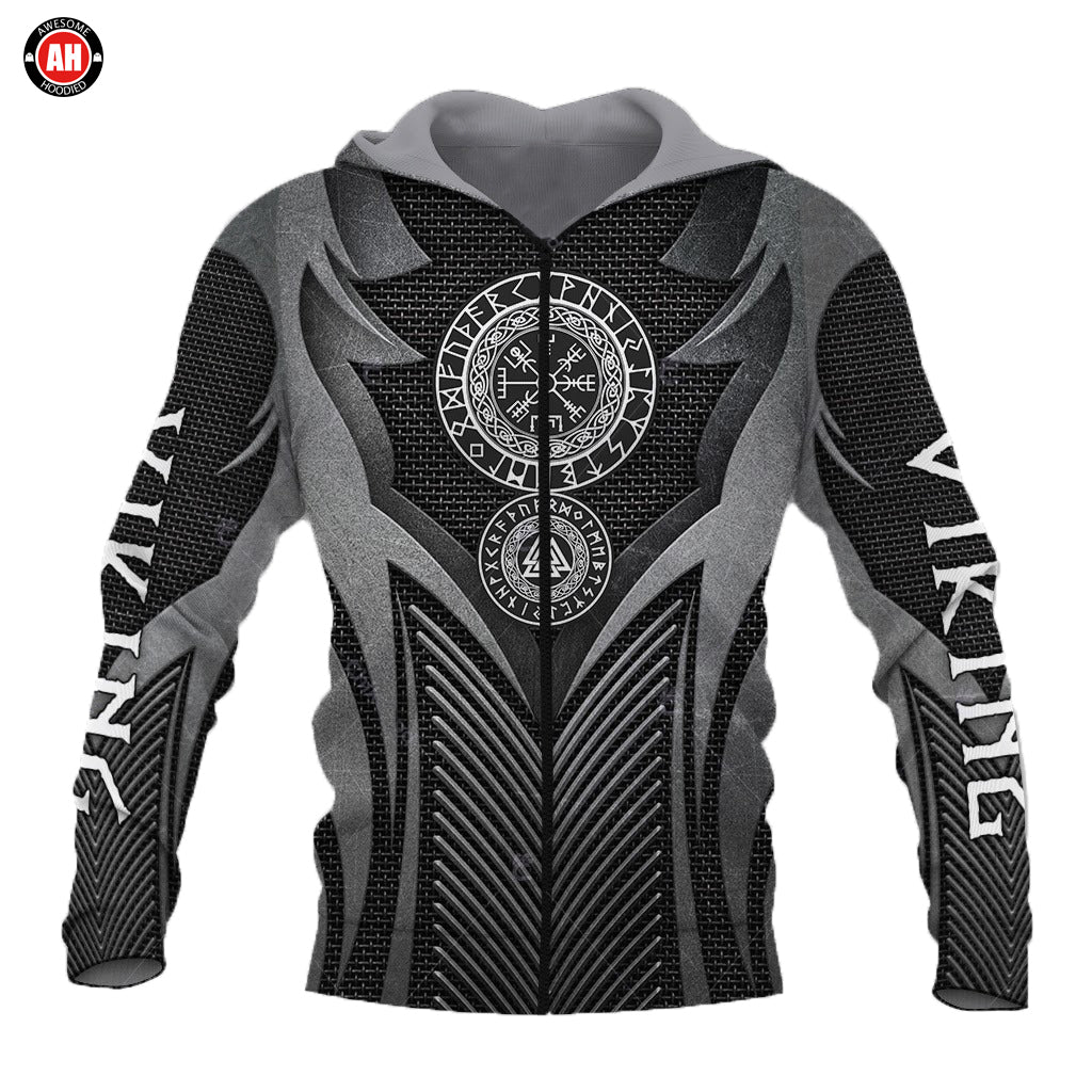 Awesome Hoodie 3D All Over Print Vegvisir And Valknut Viking Symbols for Men and Women Hoodie, T-Shirt, Zip Hoodies, Sweatshirt ND252