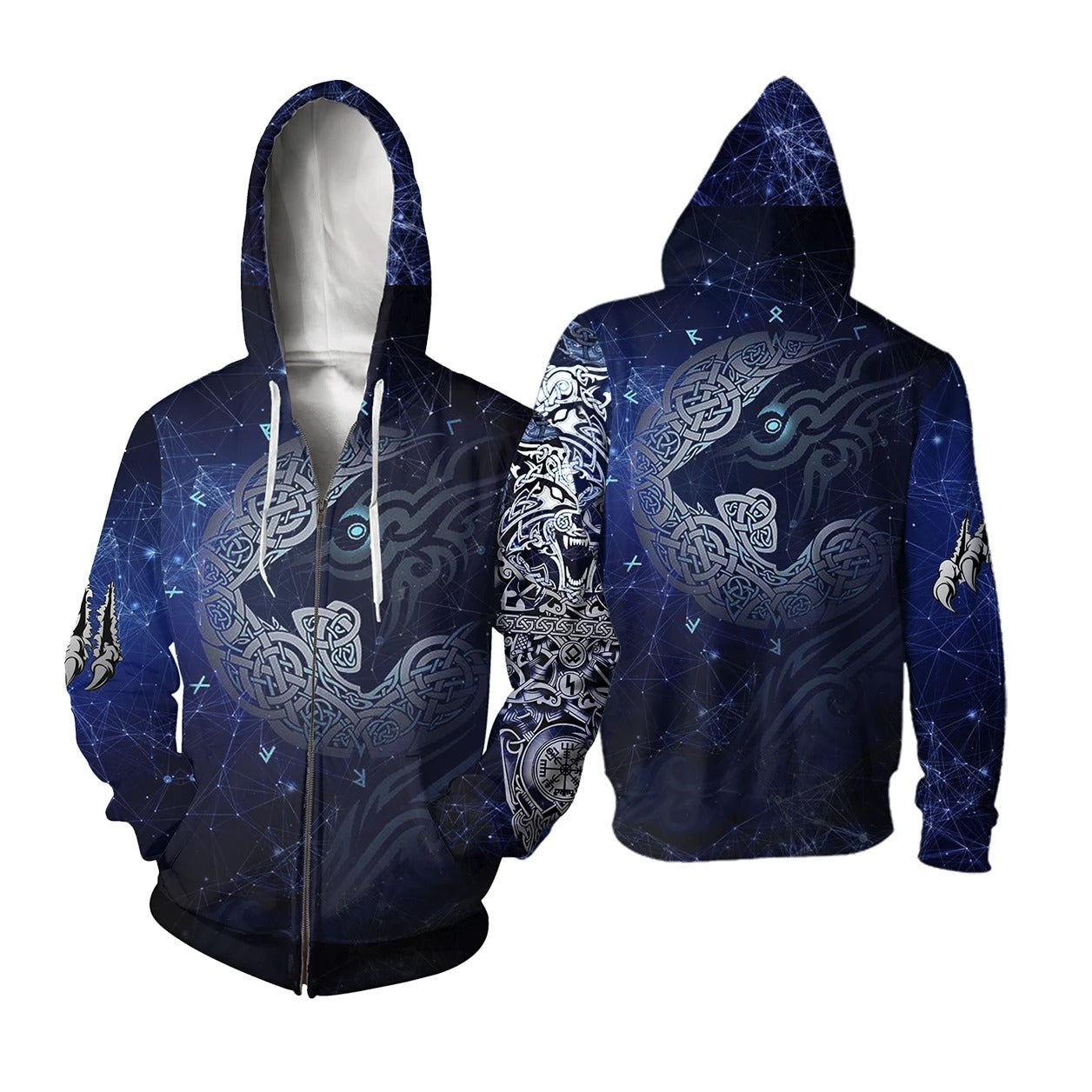 Awesome Hoodie 3D All Over Print Viking Fenrir Tattoo for Men and Women Hoodie, T-Shirt, Zip Hoodies, Sweatshirt ND253