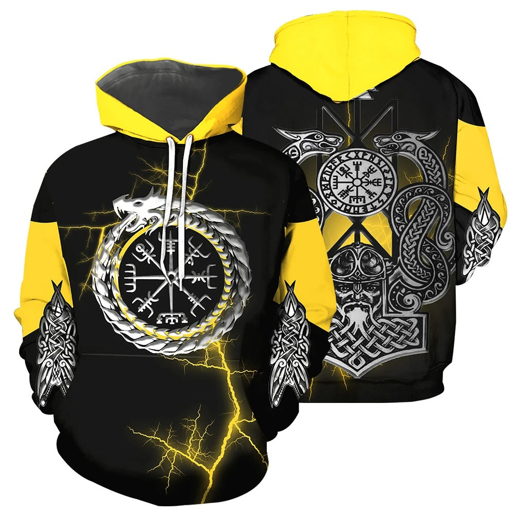 Awesome Hoodie 3D All Over Print Vikings for Men and Women Hoodie, T-Shirt, Zip Hoodies, Sweatshirt ND259