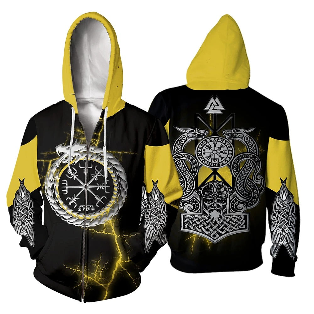 Awesome Hoodie 3D All Over Print Vikings for Men and Women Hoodie, T-Shirt, Zip Hoodies, Sweatshirt ND259
