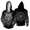 Awesome Hoodie 3D All Over Print Vikings Wolf Valknut for Men and Women Hoodie, T-Shirt, Zip Hoodies, Sweatshirt ND261
