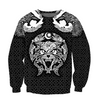 Awesome Hoodie 3D All Over Print Fenrir Viking Tattoos - Hoodie, T-Shirt, Zip Hoodies, Sweatshirt ND280