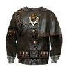 Awesome Hoodie 3D All Over Print Cowboy Armor - Hoodie, T-Shirt, Zip Hoodies, Sweatshirt ND282