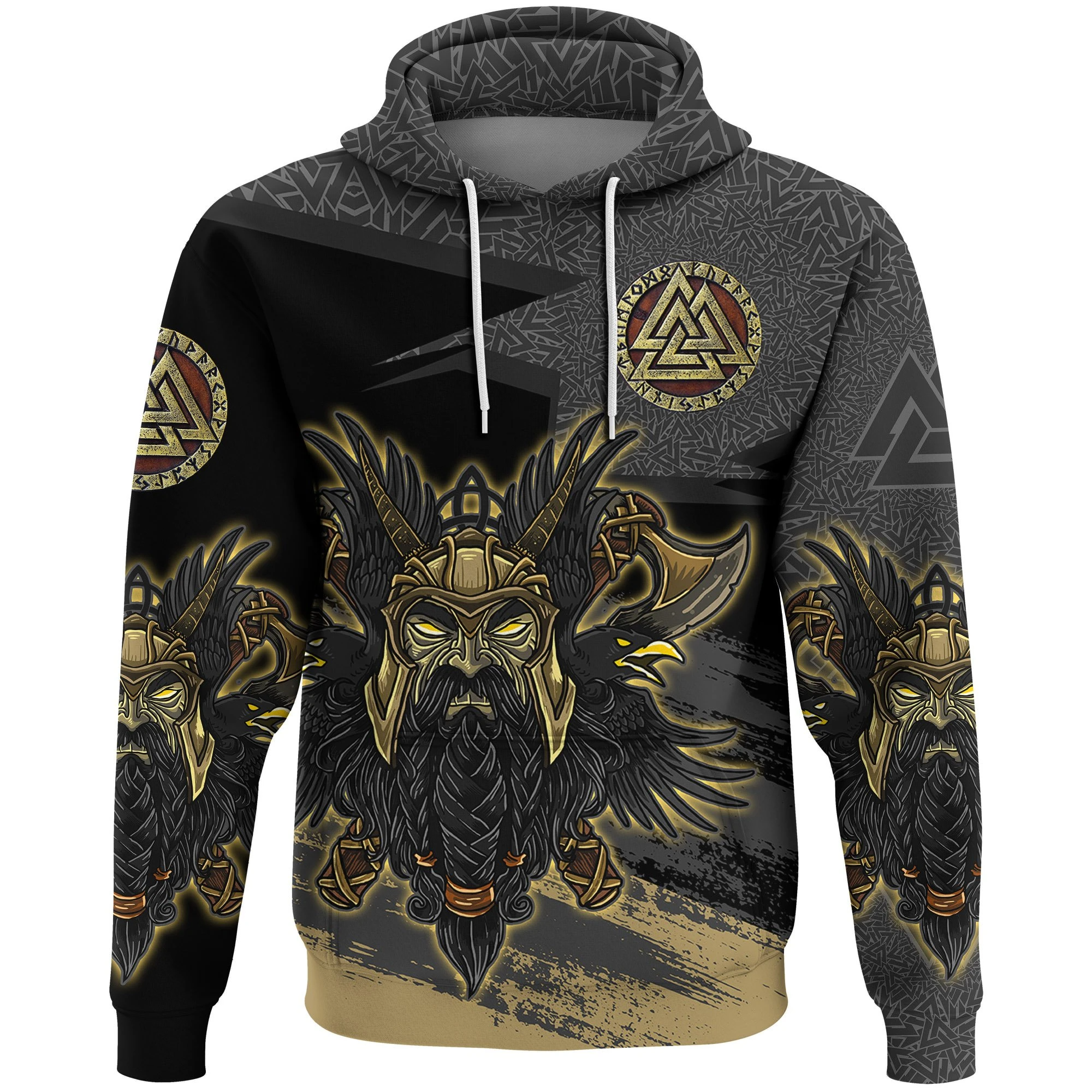 Awesome Hoodie 3D All Over Print Odin Valknut - Hoodie, T-Shirt, Zip Hoodies, Sweatshirt ND287