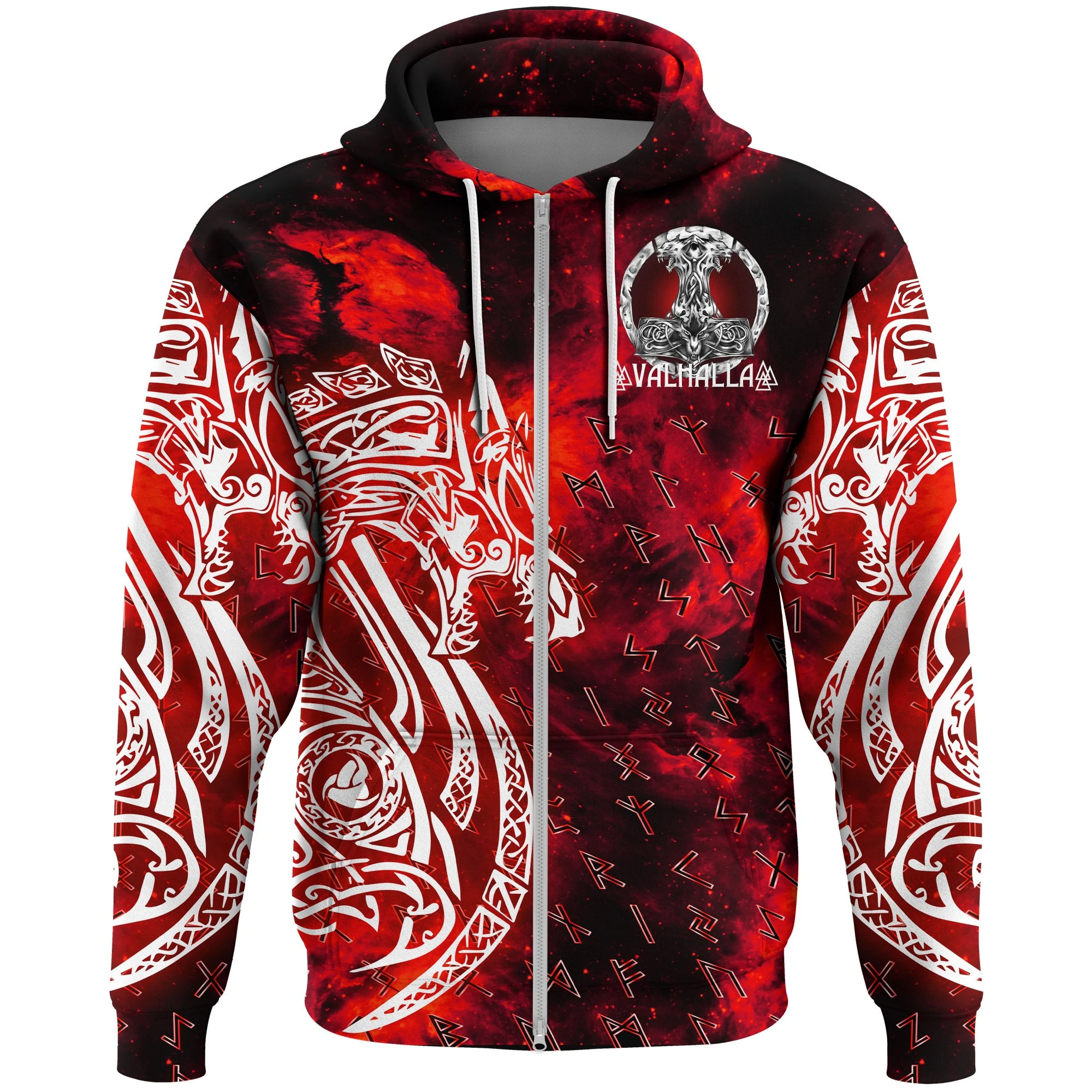 Awesome Hoodie 3D All Over Print Vikings Valhalla - Hoodie, T-Shirt, Zip Hoodies, Sweatshirt ND288