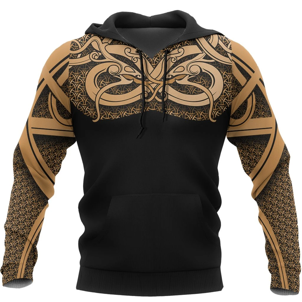 Awesome Hoodie 3D All Over Print Viking Chest Tattoos- Hoodie, T-Shirt, Zip Hoodies, Sweatshirt ND294