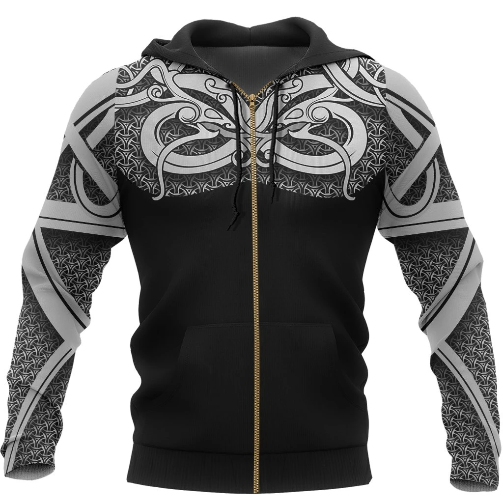 Awesome Hoodie 3D All Over Print Viking Chest Tattoos- Hoodie, T-Shirt, Zip Hoodies, Sweatshirt ND295