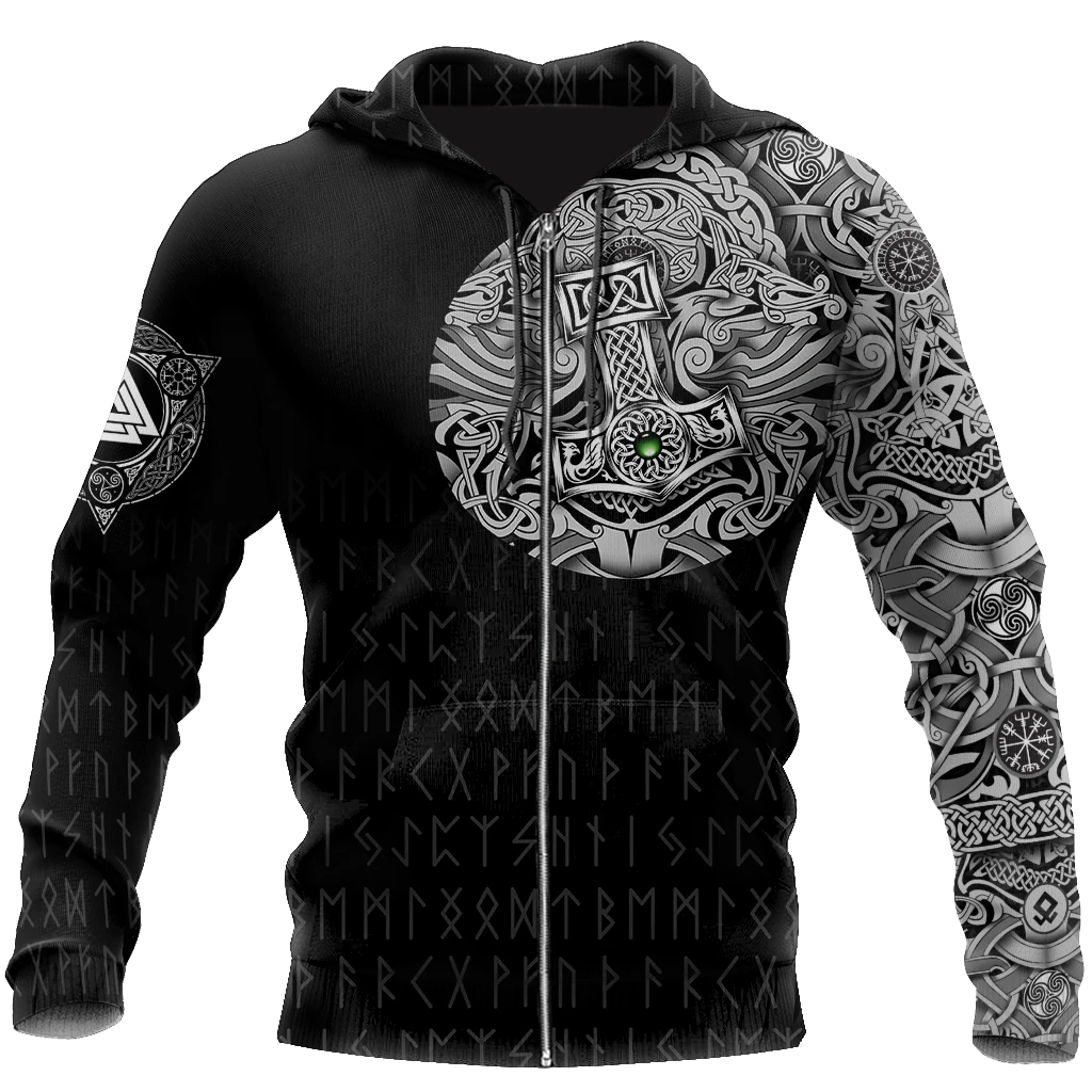Awesome Hoodie 3D All Over Print Viking Odin Norse Valhalla - Hoodie, T-Shirt, Zip Hoodies, Sweatshirt ND297