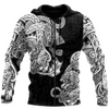 Awesome Hoodie 3D All Over Print Jormungandr and Fenrir Vikings - Hoodie, T-Shirt, Zip Hoodies, Sweatshirt ND299