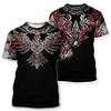 Awesome Hoodie 3D All Over Print Vikings Huginn- Hoodie, T-Shirt, Zip Hoodies, Sweatshirt ND301