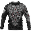 Awesome Hoodie 3D All Over Print Vikings Fenrir Skoll&amp;Hati Valknut Raven - Hoodie, T-Shirt, Zip Hoodies ND303