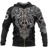 Awesome Hoodie 3D All Over Print Vikings Fenrir Skoll&amp;Hati Valknut Raven - Hoodie, T-Shirt, Zip Hoodies ND303