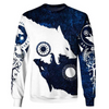Awesome Hoodie 3D All Over Print Skoll and Hati Blue - Hoodie, T-Shirt, Zip Hoodies, Sweatshirt ND307
