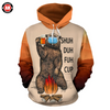 Awesome Hoodie 3D All Over Print Shuh Duh Fuh Cup Mask Camping Hoodie ND312