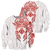 Awesome Hoodie 3D All Over Print Red &amp; White Viking Fenrir Tattoo - Hoodie, T-Shirt, Zip Hoodies, Sweatshirt ND316