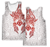Awesome Hoodie 3D All Over Print Red &amp; White Viking Fenrir Tattoo - Hoodie, T-Shirt, Zip Hoodies, Sweatshirt ND316