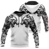 Awesome Hoodie 3D All Over Viking Fenrir Tattoos - Hoodie, T-Shirt, Zip Hoodies, Sweatshirt ND317