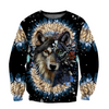 Awesome Hoodie 3D All Over Print Native Wolf- Hoodie, T-Shirt, Zip Hoodies, Sweatshirt ND327