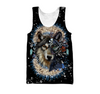 Awesome Hoodie 3D All Over Print Native Wolf- Hoodie, T-Shirt, Zip Hoodies, Sweatshirt ND327