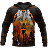 Awesome Hoodie 3D All Over Print Native Wolf- Hoodie, T-Shirt, Zip Hoodies, Sweatshirt ND328