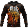 Awesome Hoodie 3D All Over Print Native Wolf- Hoodie, T-Shirt, Zip Hoodies, Sweatshirt ND328
