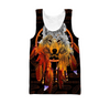 Awesome Hoodie 3D All Over Print Native Wolf- Hoodie, T-Shirt, Zip Hoodies, Sweatshirt ND328
