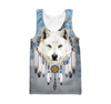 Awesome Hoodie 3D All Over Print Native White Wolf- Hoodie, T-Shirt, Zip Hoodies, Sweatshirt ND331