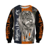 Awesome Hoodie 3D All Over Print Wolf Hunting - Hoodie, T-Shirt, Zip Hoodies, Sweatshirt ND332