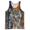Awesome Hoodie 3D All Over Print Wolf Hunting - Hoodie, T-Shirt, Zip Hoodies, Sweatshirt ND332